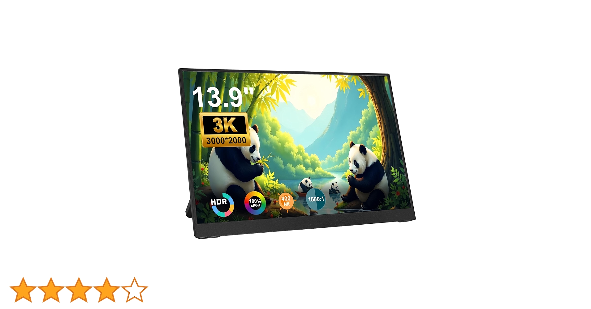 Amazon.co.jp: Scnsuptpモバイルモニター、13.9